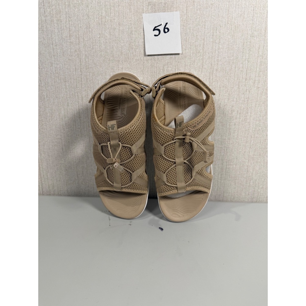 Hike Footwear BareSandals Tan Mesh Barefoot Athletic Sandals Womens 10 Mens 8.5